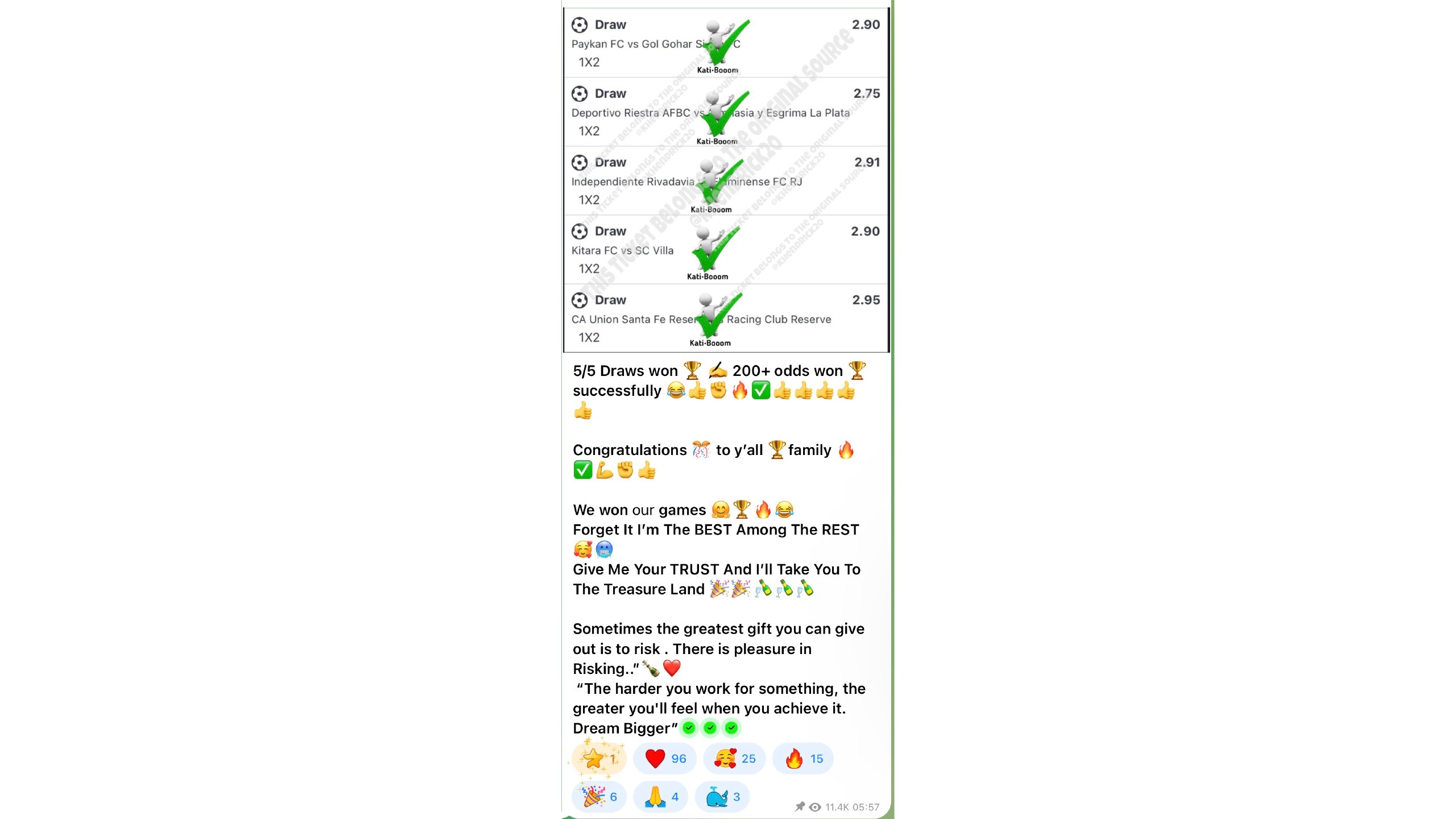FREE PAY AFTER WINNING ๐
