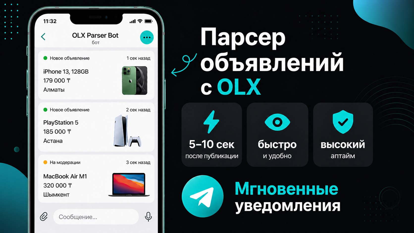 Парсер объявлений OLX