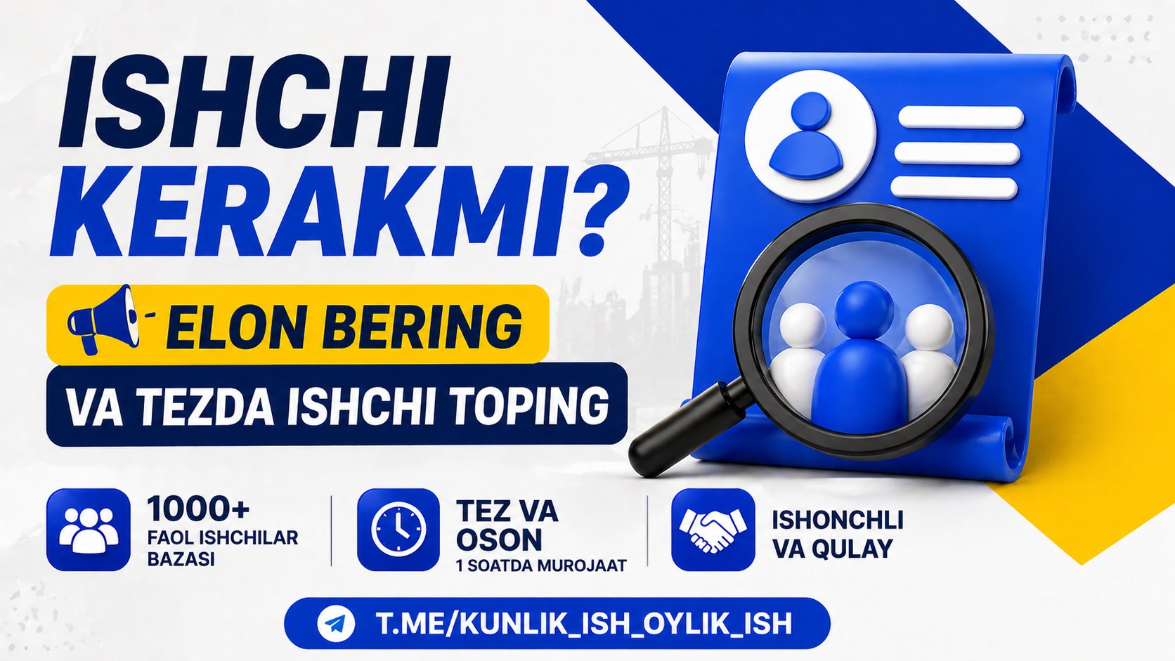 Иш Бор Узбекистан🇺🇿