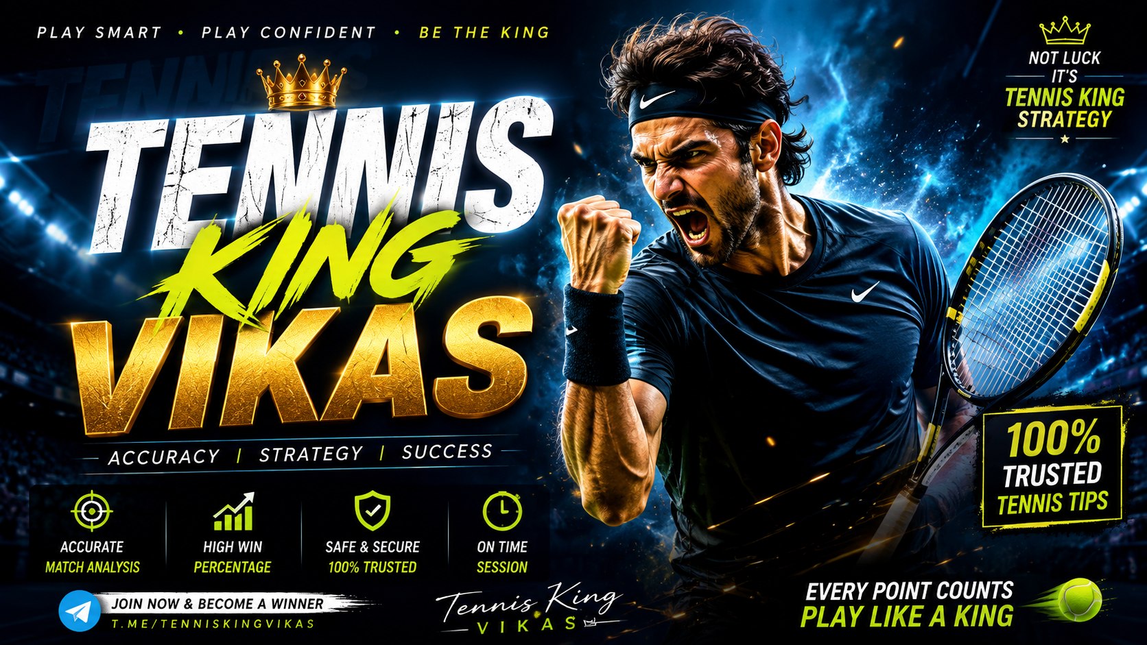 Tennis King 👑 Vikash