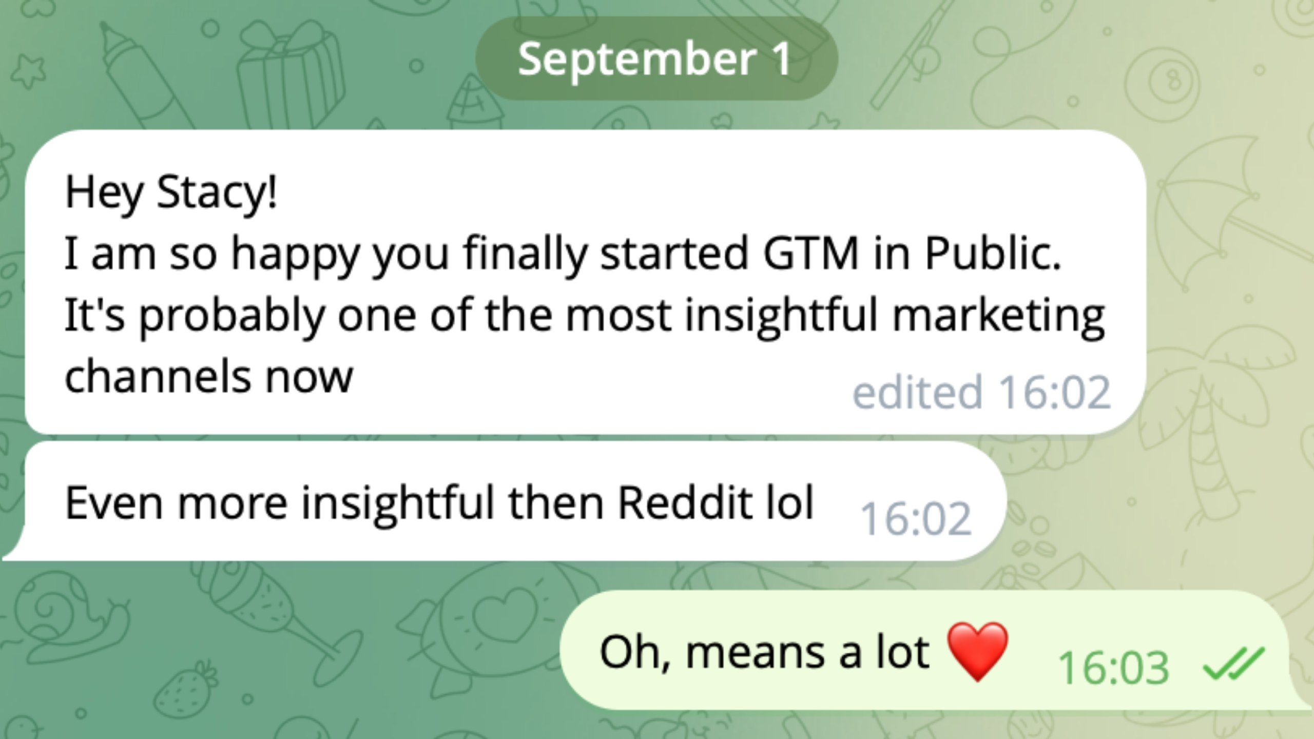 GTM in public
